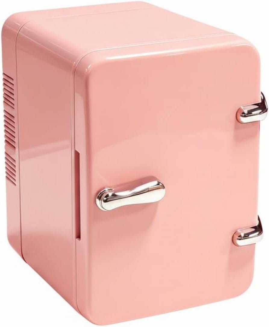 USB Mini Fridge Semiconductor Mini Refrigerator Quiet Makeup Fridge for Women, Desk