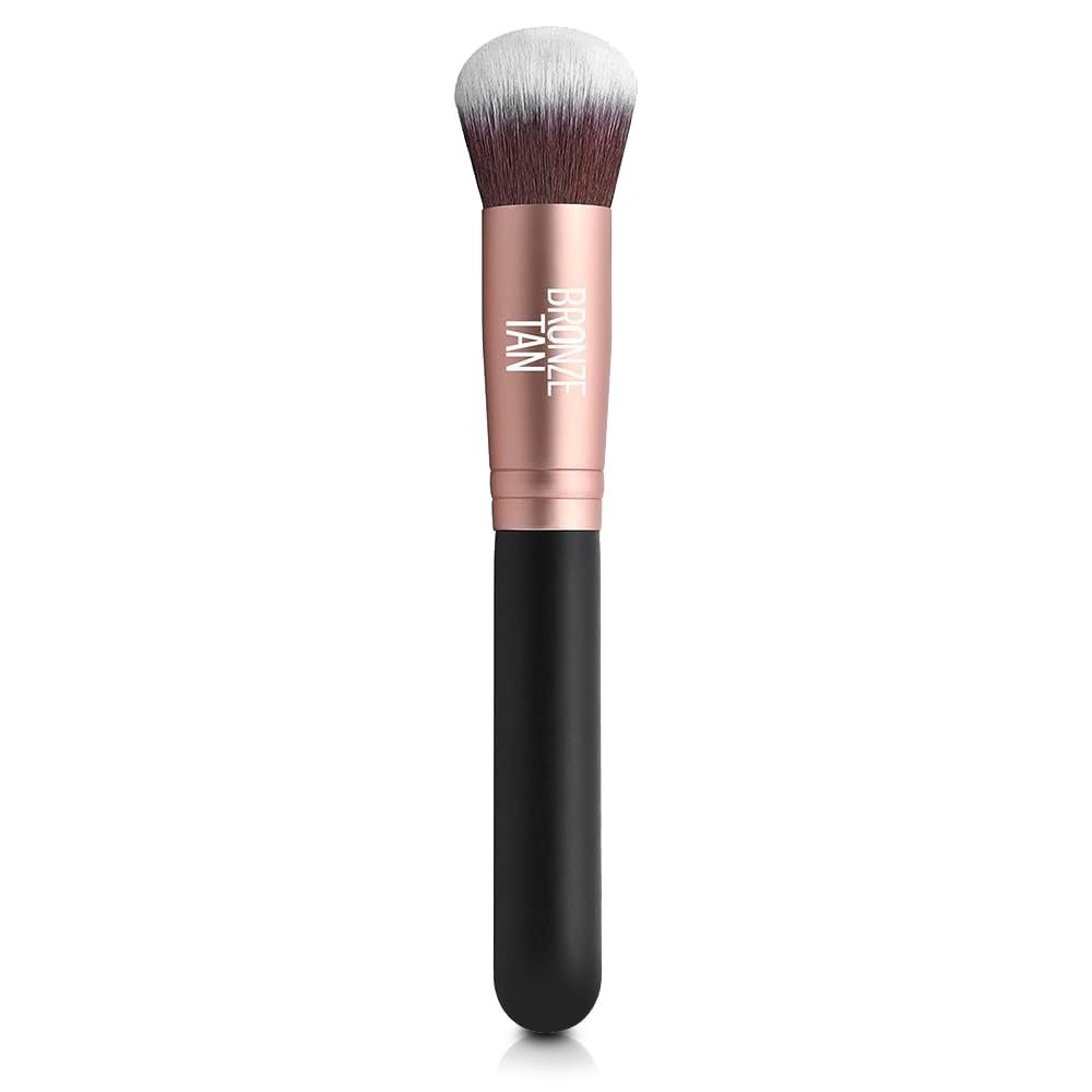 Bronze Tan Self Tanning Brush for Face and Kabuki Self Tanner Brush for Sunless Tanner – Self Tan Applicator for Face – Self Tanning Face Brush – Substitute for Face Tanning Mitt