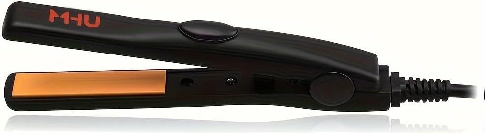 Mini Hair Straightener Flat Iron, Best for Short Hair, 0.5-inch Ceramic Plates, Consistent Professional Heat, Compact, Lightweight