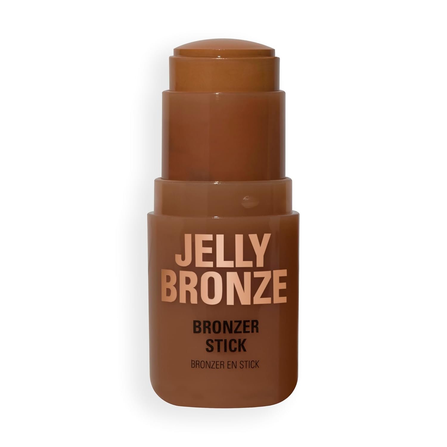 Revolution, Jelly Bronzer Tint Stick, Sheer Liquid Gel Bronzing Makeup for a Sun-Kissed Glow to Cheeks, Vegan & Cruelty-Free, Medium Sunset, 0.28 oz