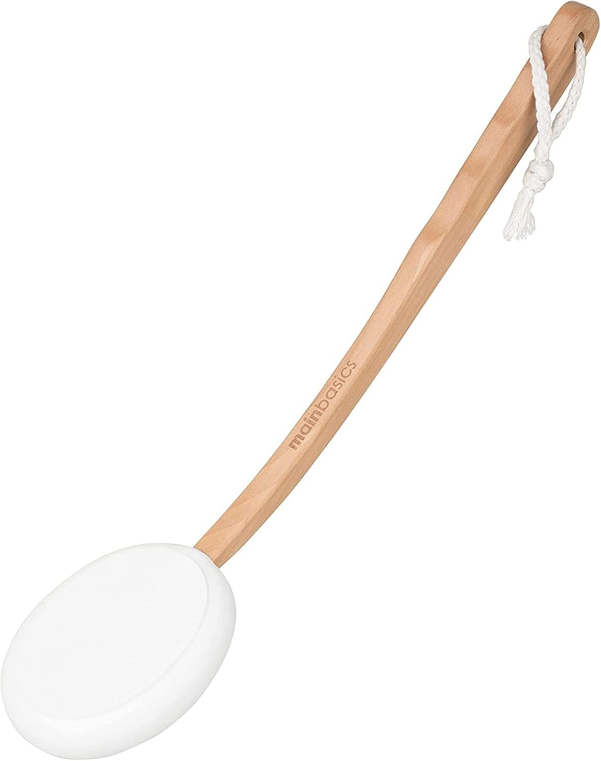 MainBasics Back Lotion Applicator – Long Handle, Washable, Ideal for Self and Elderly Use with Skin Cream, Medicine, Sunscreen, Moisturizer, Tanner, Lotion