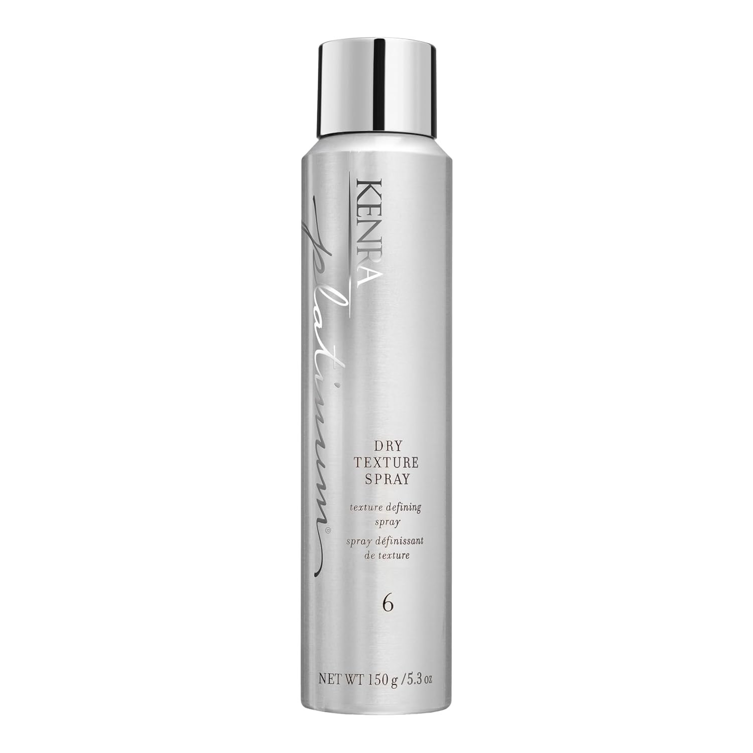 Kenra Platinum Dry Texture Spray 6 | Texture Defining Styler | Increases Texture & Fullness | Absorbs Oils & Impurities | Ultra-Lightweight, Non-Drying Formulation | All Hair Types