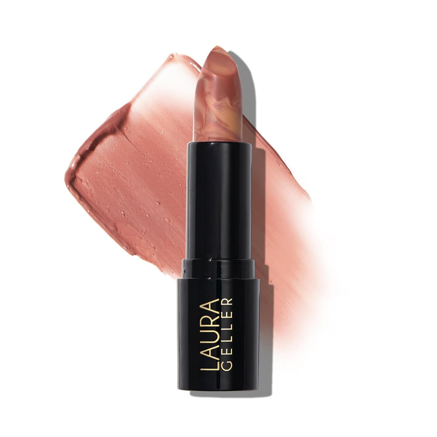 LAURA GELLER NEW YORK Italian Marble Sheer Lipstick – Berry Banana – Hydrating & Lightweight – Vitamin E & Caster Seed Oil – Cream Finish