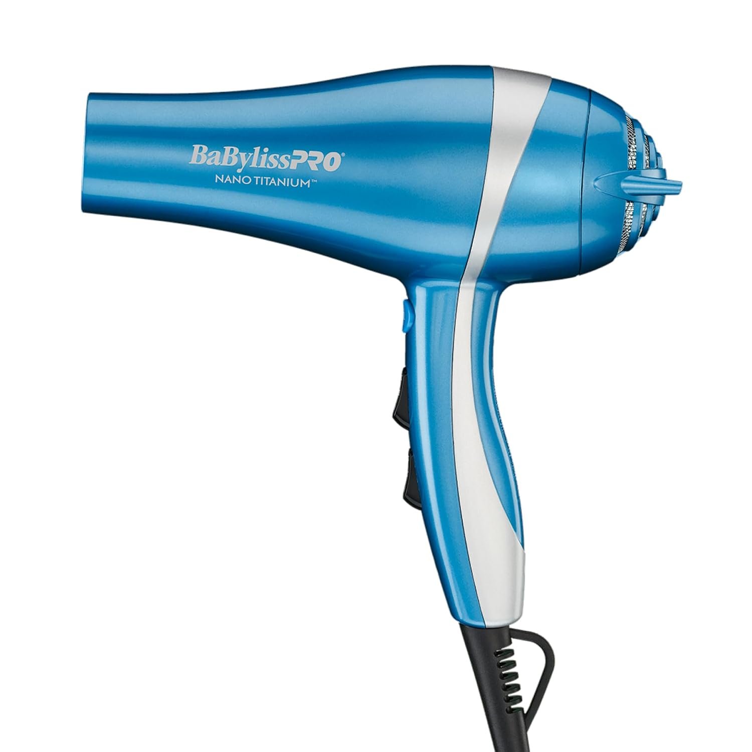 BaBylissPRO Nano Titanium 2000-Watt Blow Dryer with Concentrator Nozzle, Professional Grade Ionic Corded Styling Tool for Hair