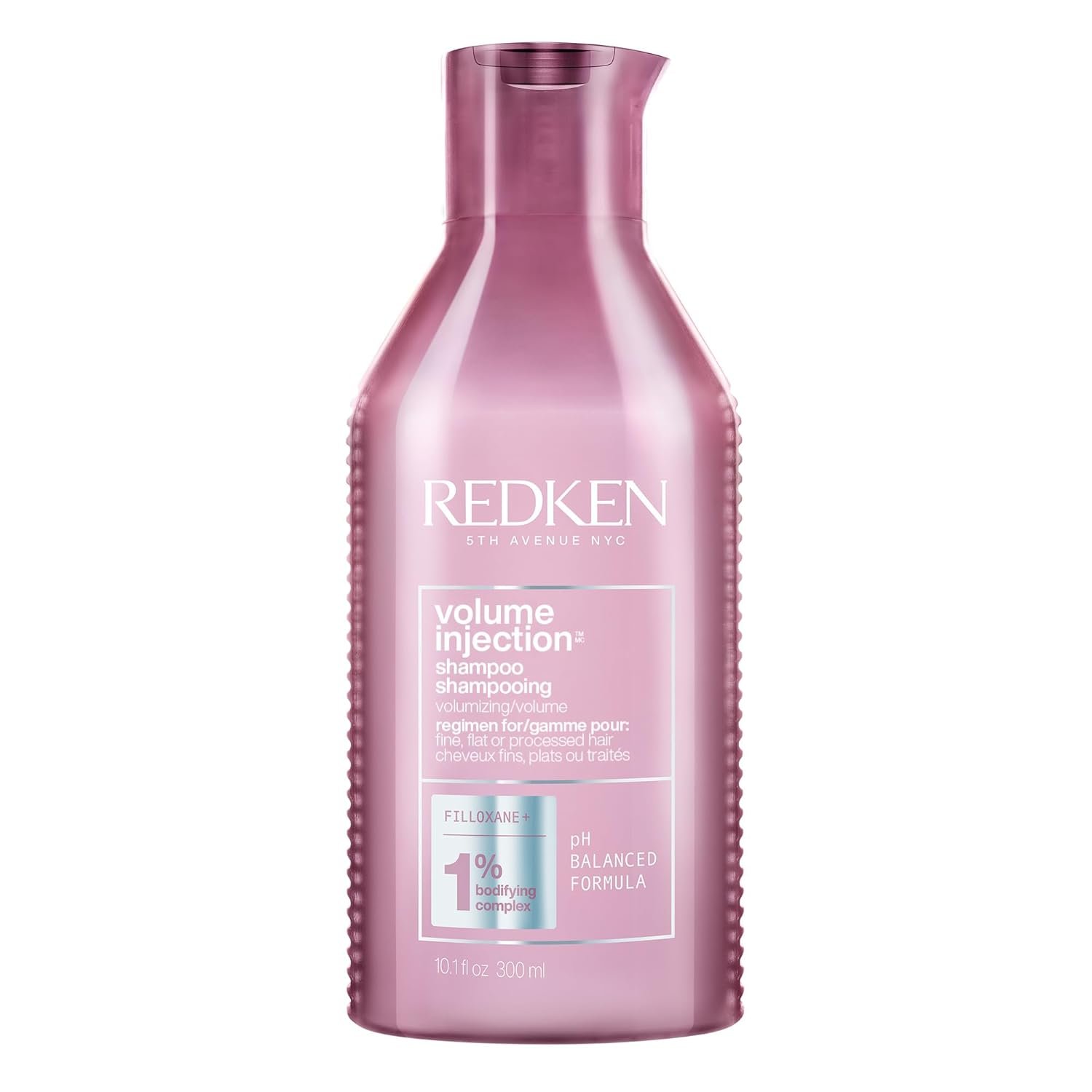 Redken Volume Injection Shampoo For Fine Hair – Adds Lift & Body, Volumizing & Detangling Without Weighing Down, Paraben Free