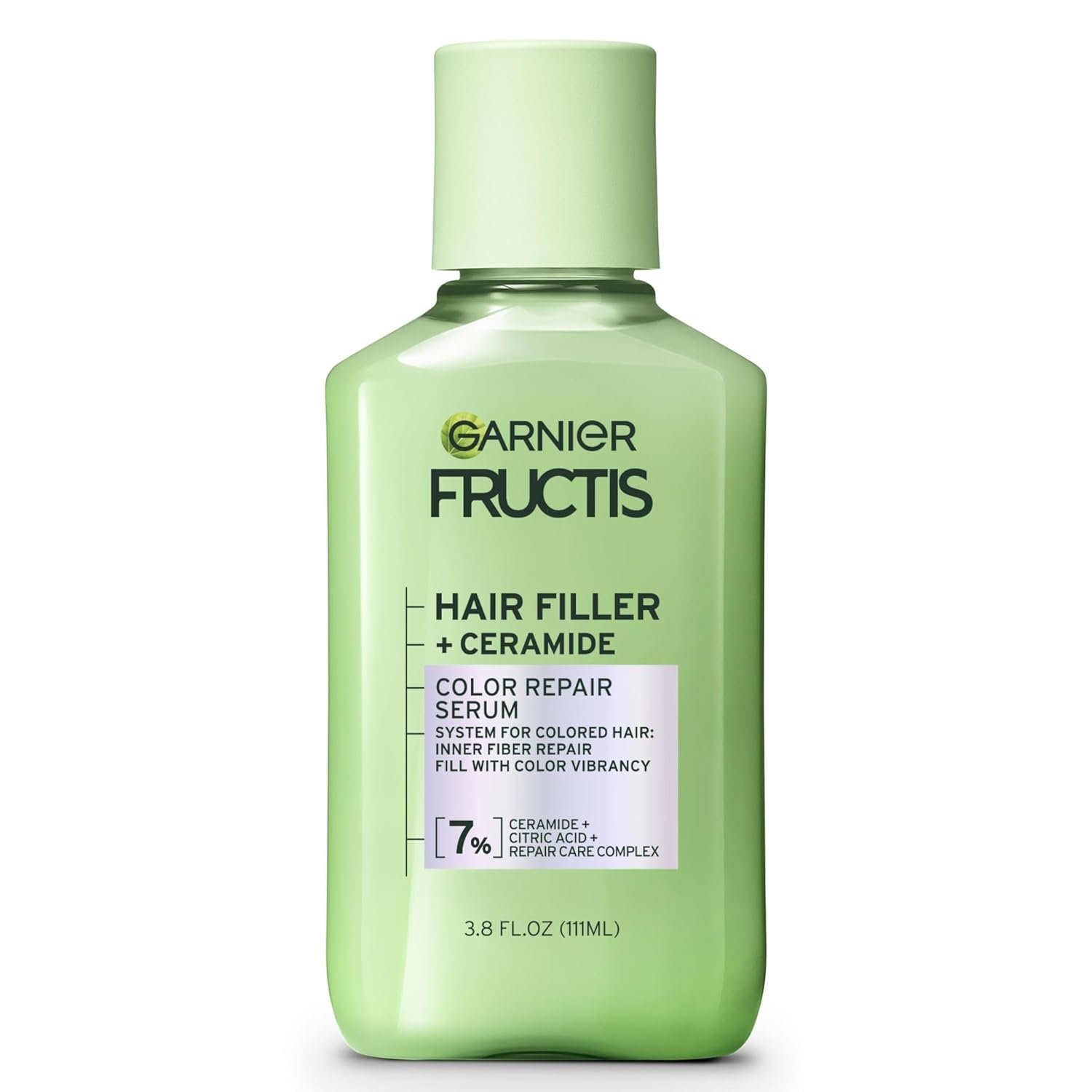 Garnier Fructis Hair Filler Color Repair Serum for Colored, Bleached Hair – Ceramide Treatment, 3.8 Fl Oz