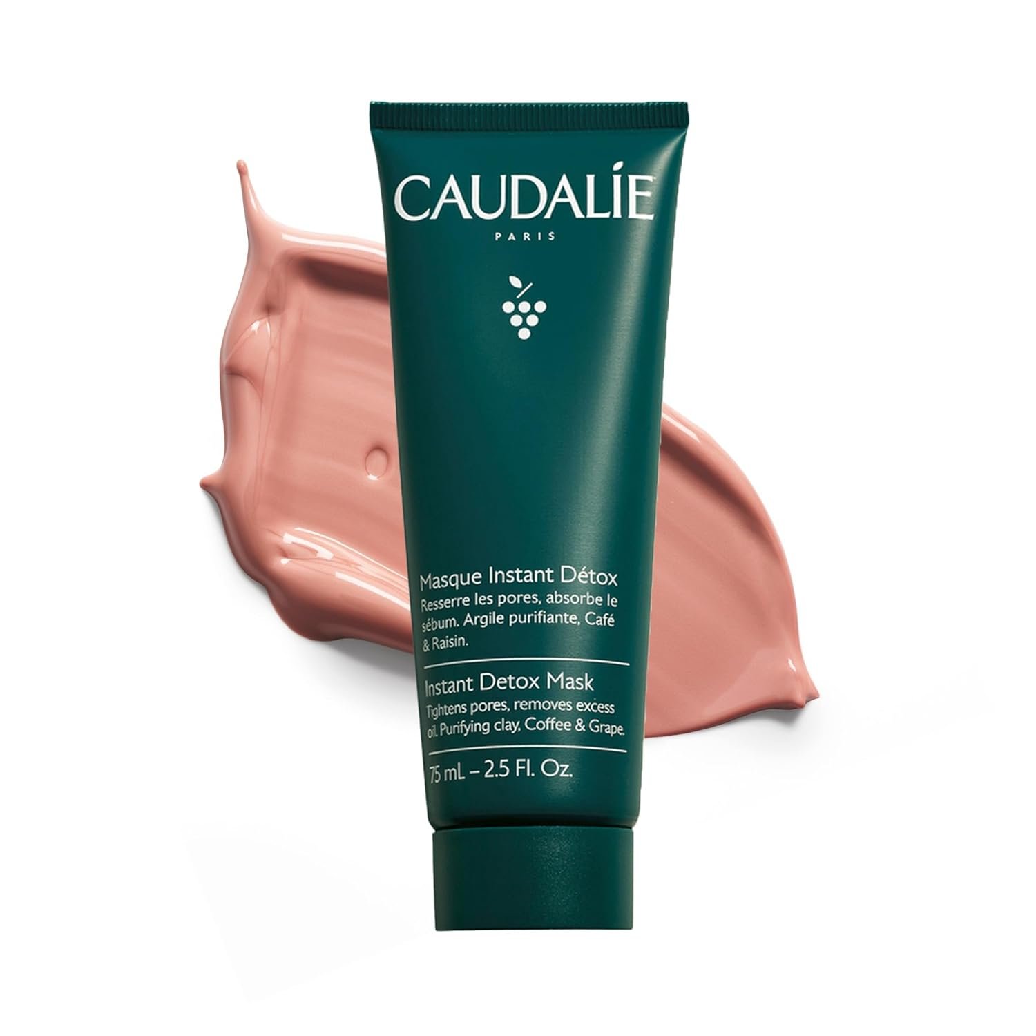 Caudalie Instant Detox Mask Pore Minimizing – Visibly Eliminates Excess Sebum and Visibly Tightens Pores in as Little as 10 Minutes