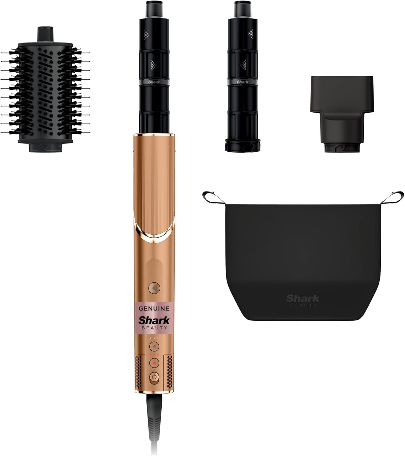 Shark FlexStyle | Air Multi-Styler & Drying System | Hair Dryer Brush for Blowouts with Coanda Auto- Wrap Curlers, Oval Brush, Concentrator Attachment & Storage Bag | Copper (Spec. Edition) | HD433CP