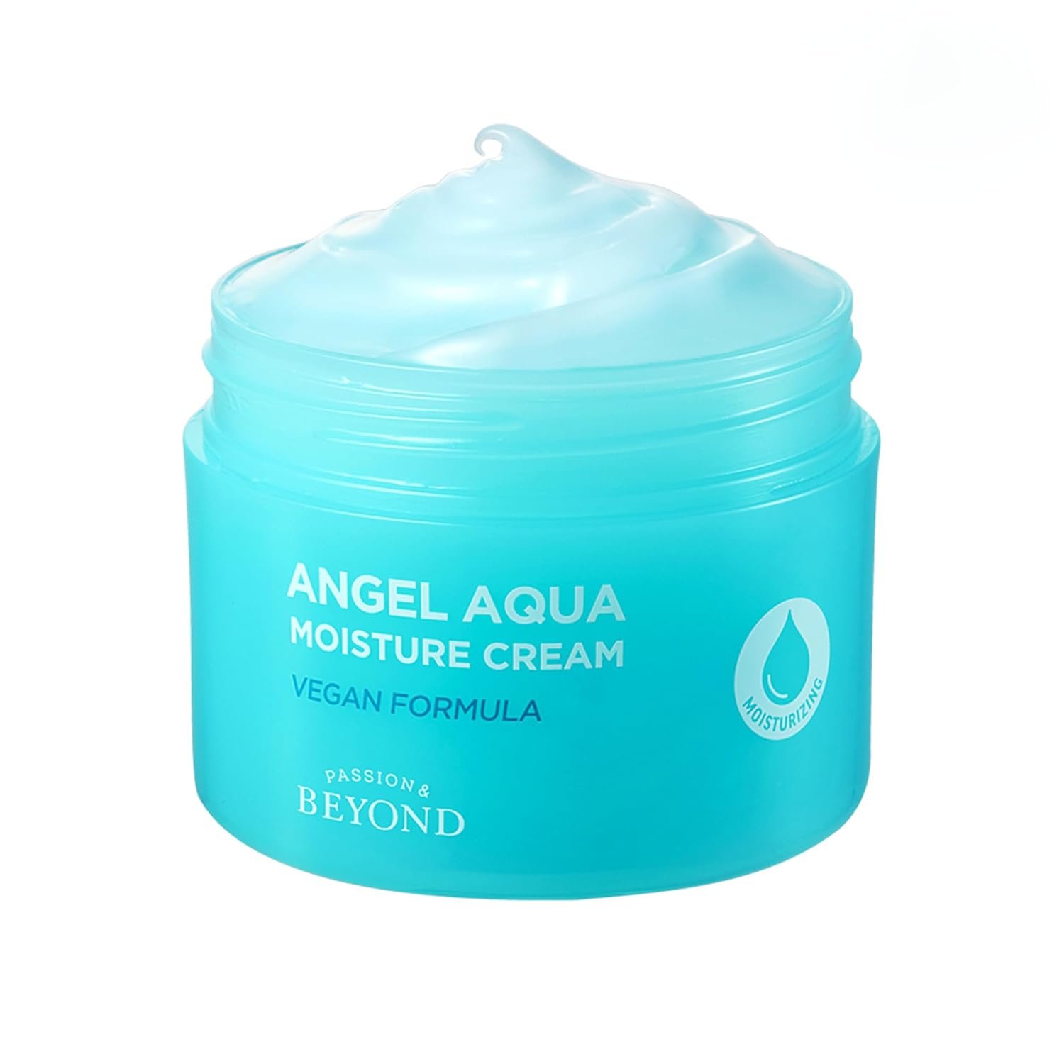 BEYOND Angel Aqua Moisture Cream (5.1 fl oz) – Vegan Cooling Face Gel Moisturizer – Soothing Cica, Hyaluronic Acid & Panthenol – Lightweight Hydrating Sleeping Mask – Korean Skincare