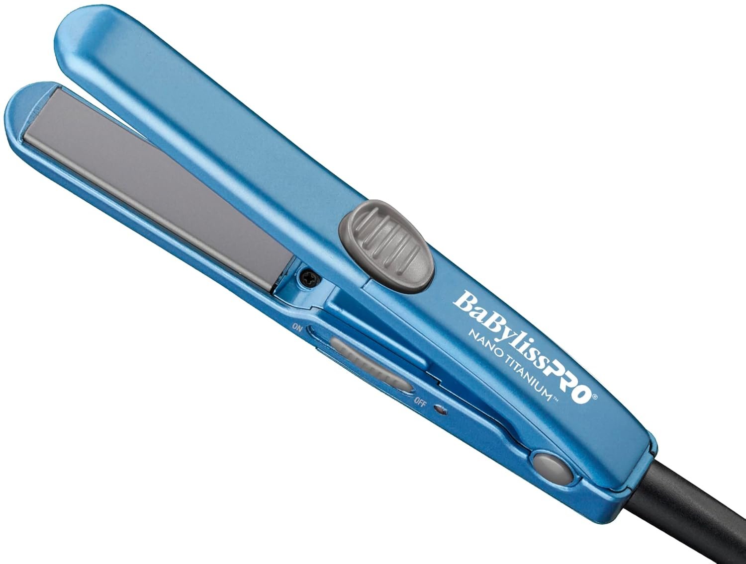 BaBylissPRO Nano Titanium Mini Flat Iron Hair Straightener, 0.5″ Hair Straightener Iron for Touch Ups & All Hair Types, Perfect for Travel