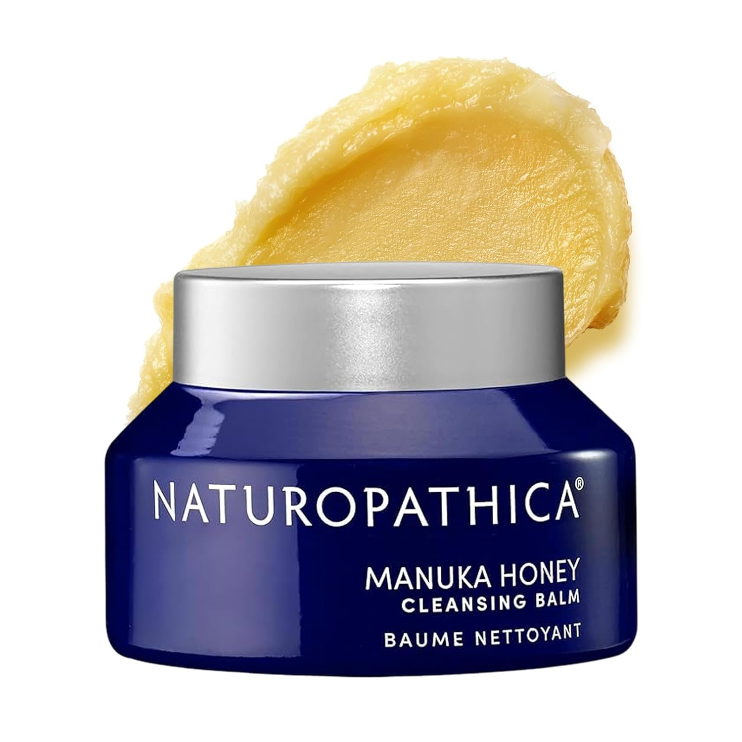 Naturopathica Manuka Honey Cleansing Balm – Daily Facial Cleanser – Moisturizes, Nourishes and Rejuvenates Skin – Vegan, Made in USA, 2.8 oz. (80 ml)