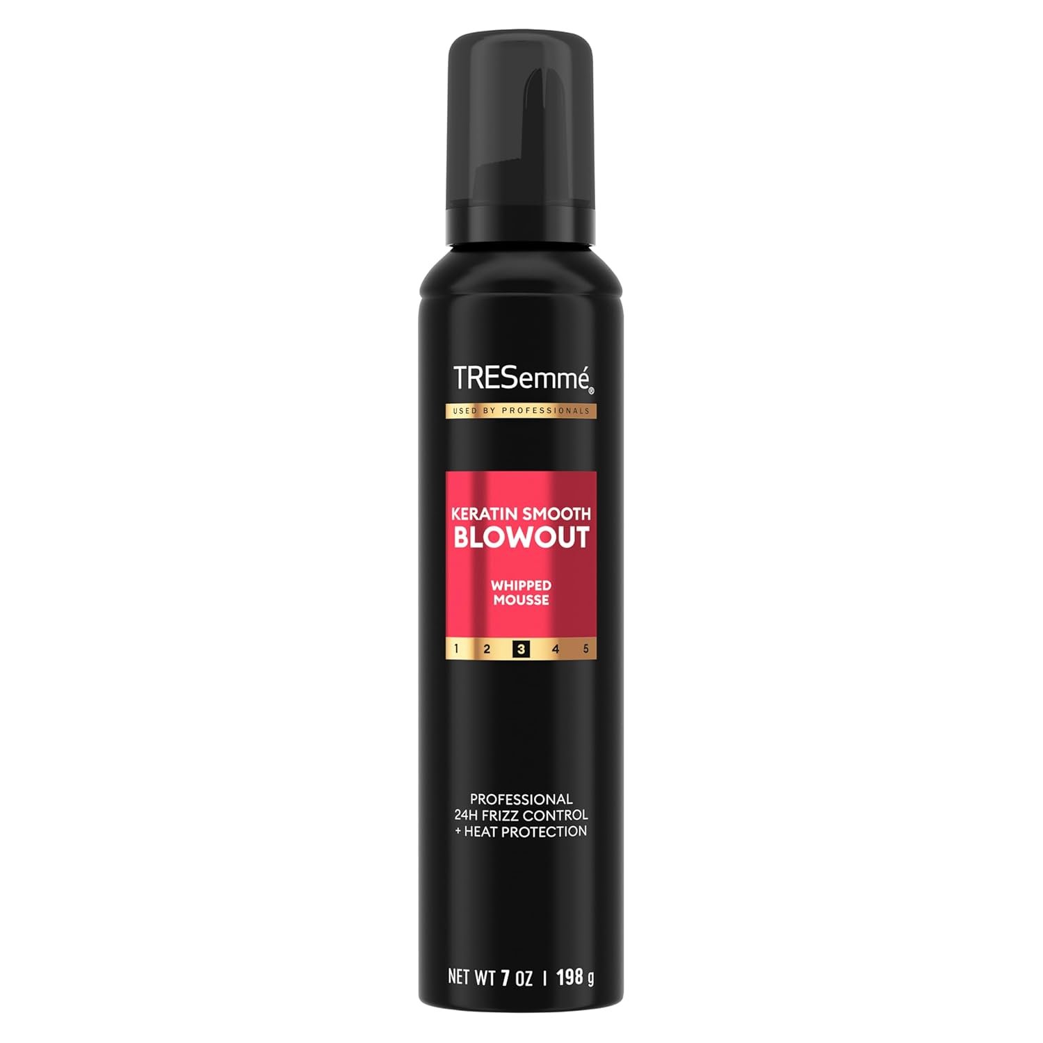 TRESemmé Whipped Shaping Mousse Keratin Smooth for Instant Hydration, Weightless, 7 Fl Oz