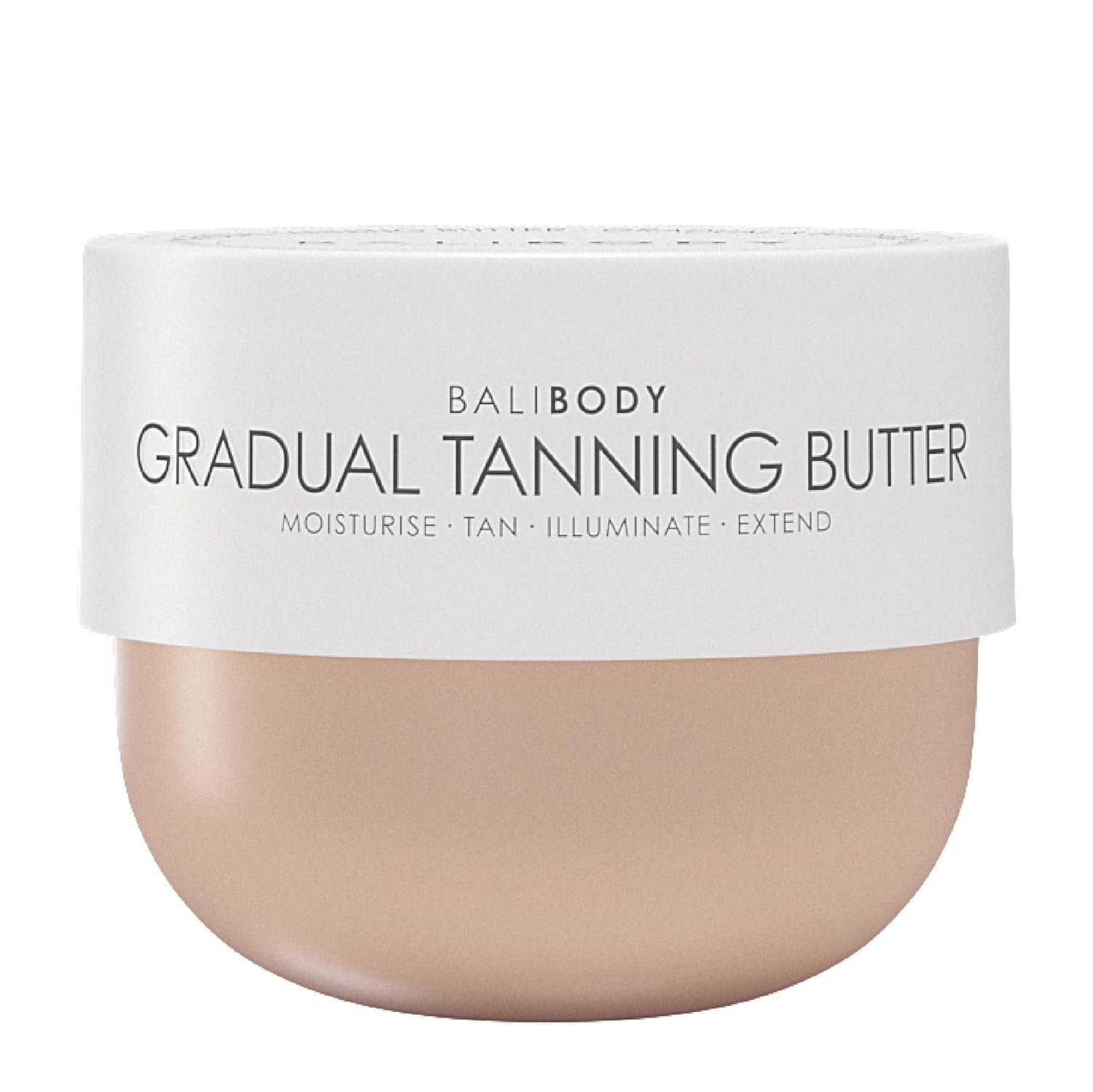 Bali Body Gradual Tanning Butter | Self Tanner Body Butter for a Natural, Streak-Free Self Tan | Buildable Glow | Sunless Tanner, Cruelty-Free, Non-Toxic (200 ml/6.76 fl oz)