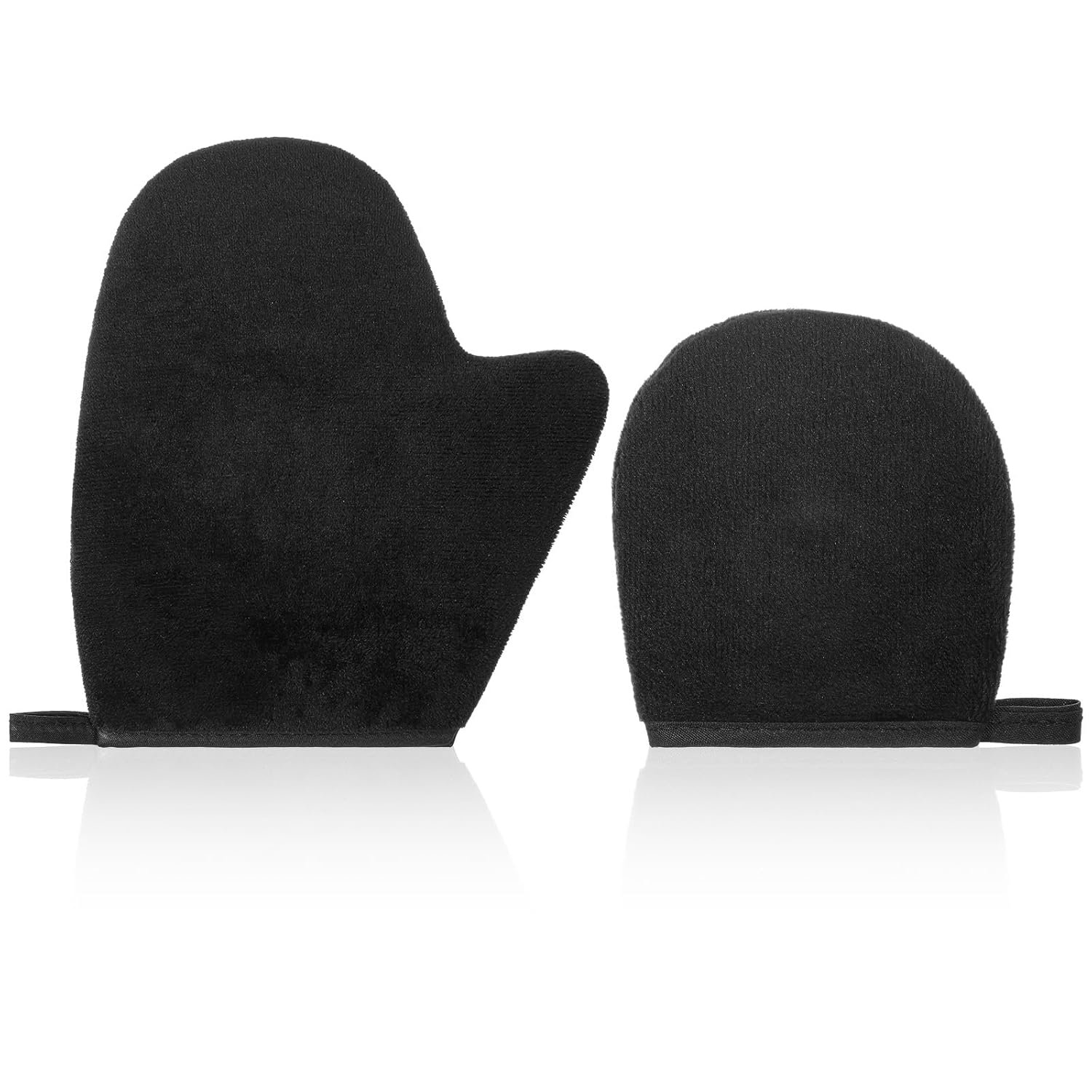 2 Pcs Self Tanning Mitt,Tanning Glove Black Tanning Mitts Self Tanner Self Tan Mitt Tanning Mitt Face Tanning Mitt Tanning Gloves for Self Tan Lotion Tanning Mitt Back Applicator for Men Women