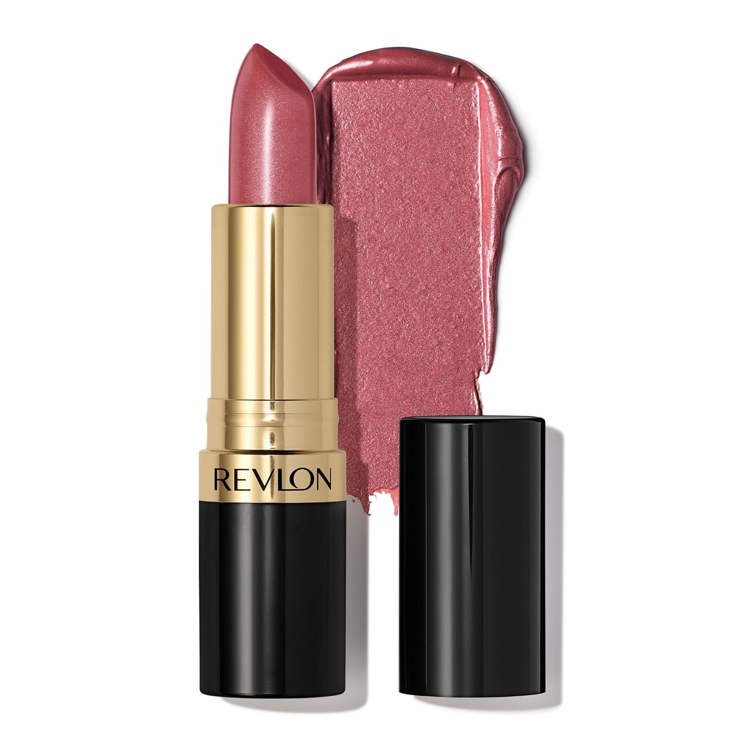 Revlon Super Lustrous Lipstick, Creamy Formula For Soft, Fuller-Looking Lips, Moisturized Feel, Blushing Mauve (460), 0.15 oz